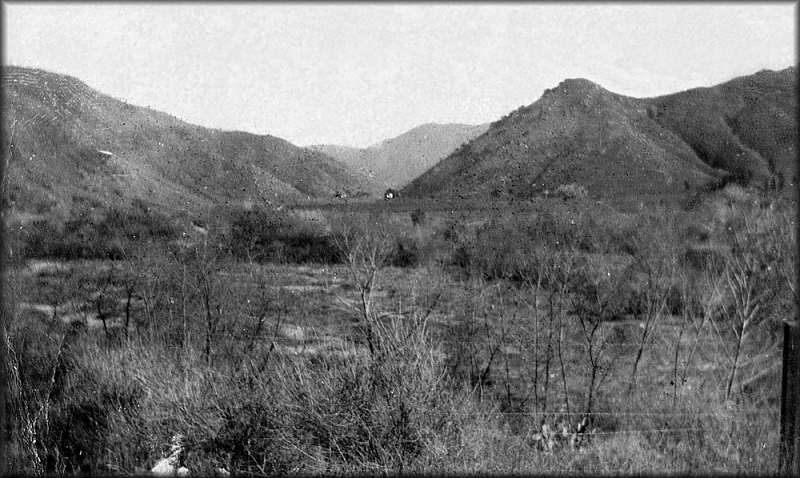 A view East from the San Pasqual Bridge, before 1916