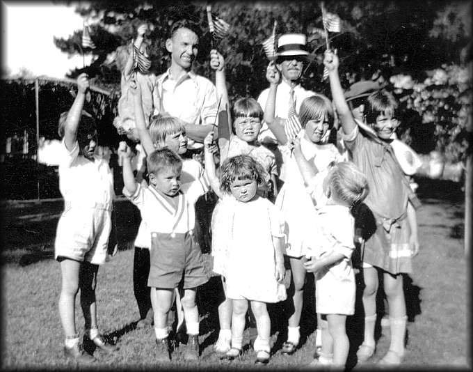 Celbrating 4th of July at Grape Day Park in Escondido